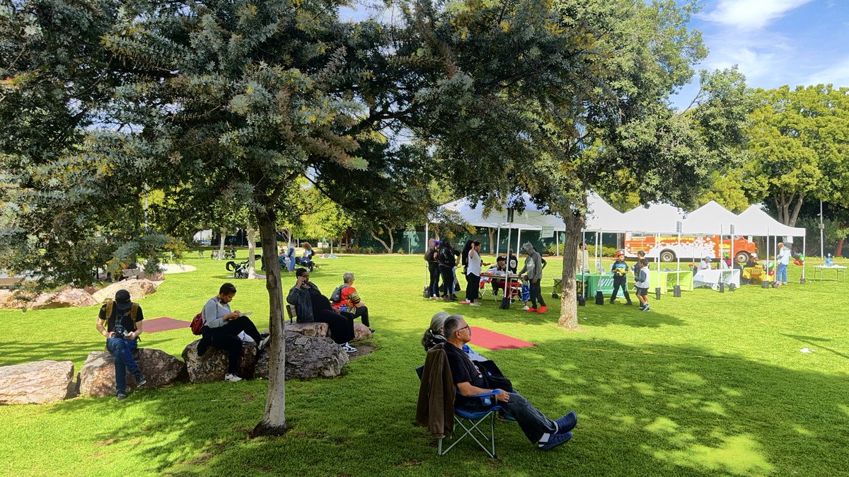 Enjoying the 9th Annual Black History Greens Festival community celebration at Virginia Avenue Park, Santa Monica #ParkEquity #BlackHistoryMonth