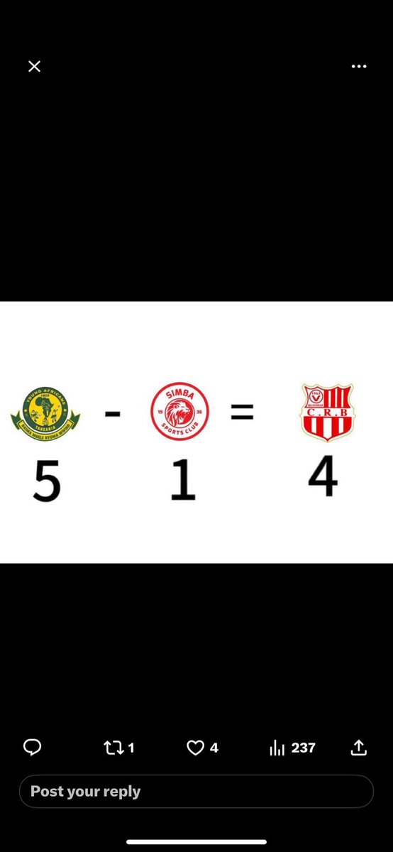 omondy8's tweet photo. @CAFCLCC @YoungAfricansSC Don foget this bangoo linaendeleaa lilipoishiaaa https://t.co/YubnVODng1
