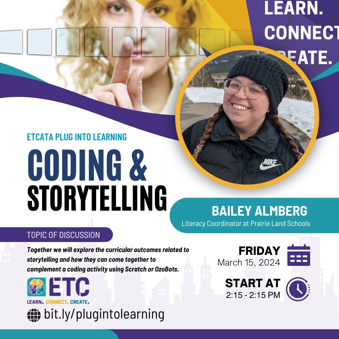 🌟 Dive into 'Coding & Storytelling' with Bailey at 'Plug Into Learning'! As Prairie Land's Literacy Coordinator, she blends ELA & Comp Sci, using Scratch & OzoBots to animate narratives. 📘💻

#PlugIntoLearning #EdTech #StorytellingInCode #abed