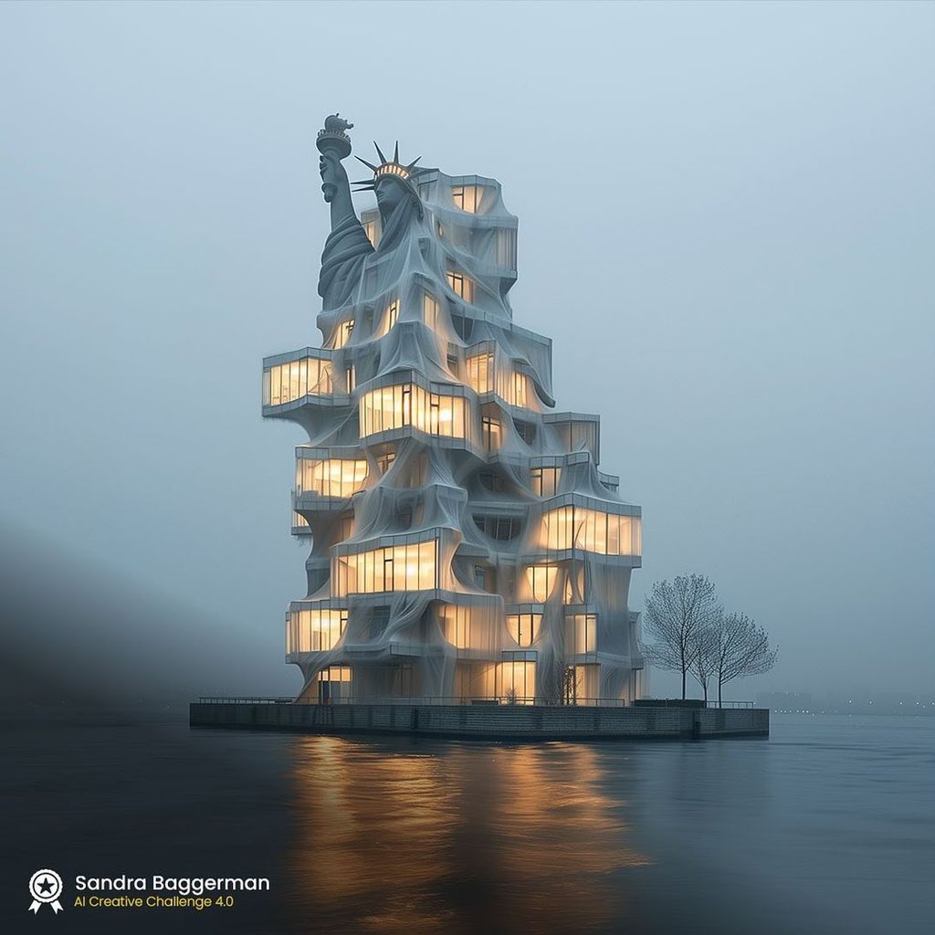 ParametricArchitecture (@parametricarch) on Twitter photo We’re thrilled to announce the winners🎖️of “AI Creative Challenge 4.0.”
And here is the Winners:
🎖️ Honorable Mentions:
-Brendan Guille - <a href="/archireum/">Archireum</a>.ai
-Sehun Choi - <a href="/se/">@ellingen@mastodon.social</a>.hunchoi
-Marta Ali - <a href="/marta/">Martin A Krieger</a>.ali
-Sandra Baggerman - @sandrabaggerman
📑 Topic: ”Reimagine the Future of We’re thrilled to announce the winners🎖️of “AI Creative Challenge 4.0.”
And here is the Winners:
🎖️ Honorable Mentions:
-Brendan Guille - <a href="/archireum/">Archireum</a>.ai
-Sehun Choi - <a href="/se/">@ellingen@mastodon.social</a>.hunchoi
-Marta Ali - <a href="/marta/">Martin A Krieger</a>.ali
-Sandra Baggerman - @sandrabaggerman
📑 Topic: ”Reimagine the Future of