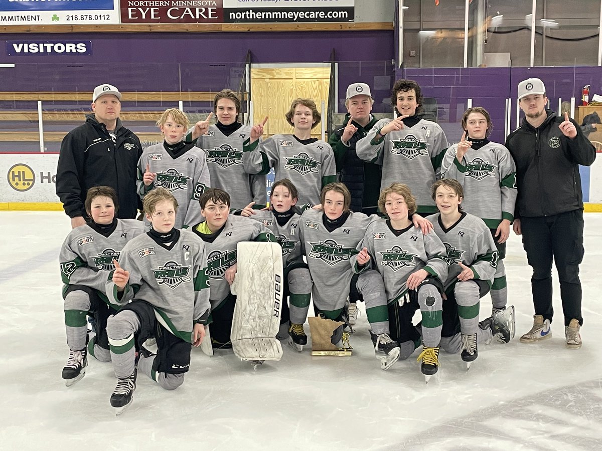 Youth - PeeWee A  

Proctor > Cloquet (9-5)

Rails are #1 seed  to East Region in Forest Lake vs. #3 D10 (Blaine/Pine City winner).

To see all of the Region seeds, sites and first round pairings, click ⬇️           

YRG: bit.ly/3OJfmrJ