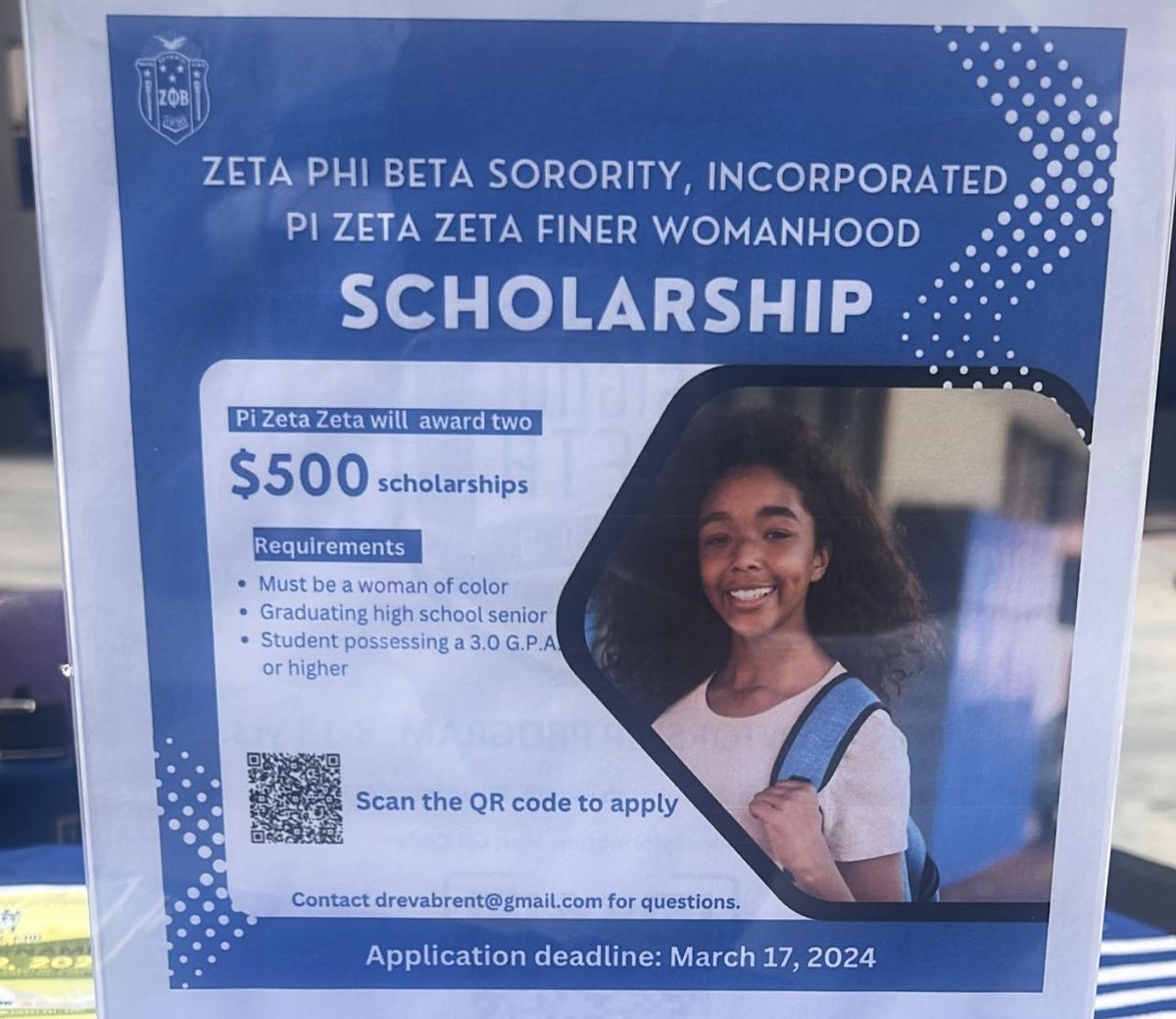 Some Awesome scholarship opportunities for students of color brought to us by The Sigmas and The Thetas at today’s Black Cultural Celebration 🤎🙌🏾 THANK YOU!