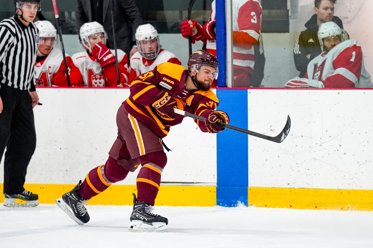🐝🏒MHKY | Follow this thread for updates from Game 2 of the OUA East semifinals vs. McGill. 

Watch the webcast on OUA.tv 

#CUhockey #CUstingers