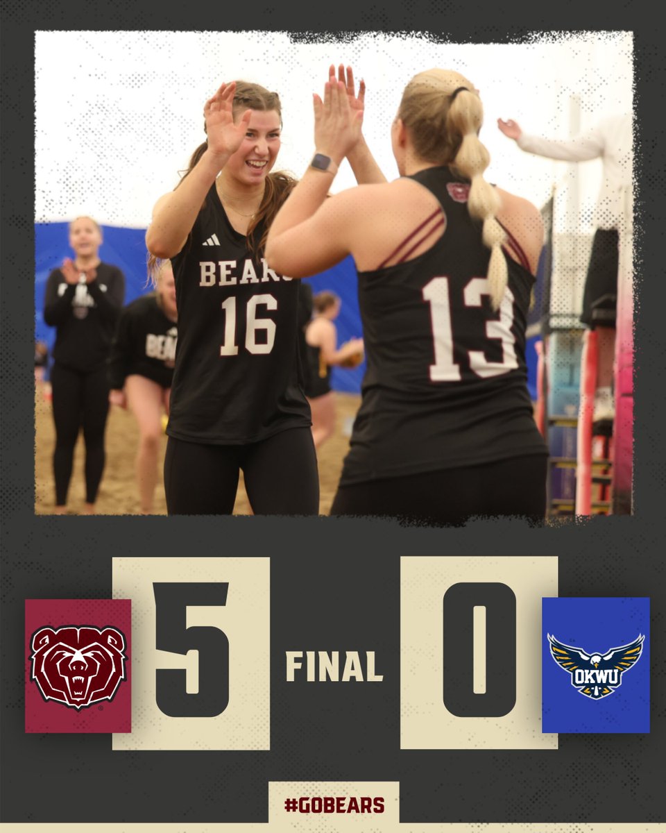 A 5-0 victory to end our first tournament 5-0!

#GoBears 🐻🏖️🏐