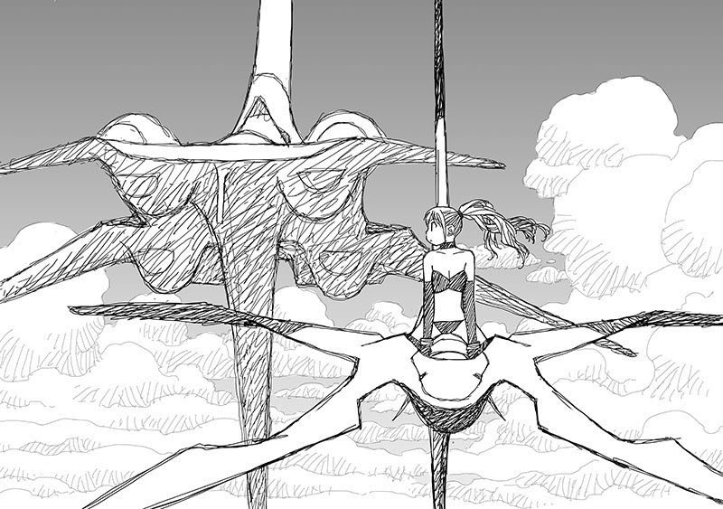 過去絵、未完成又はラフ下描きから…3 