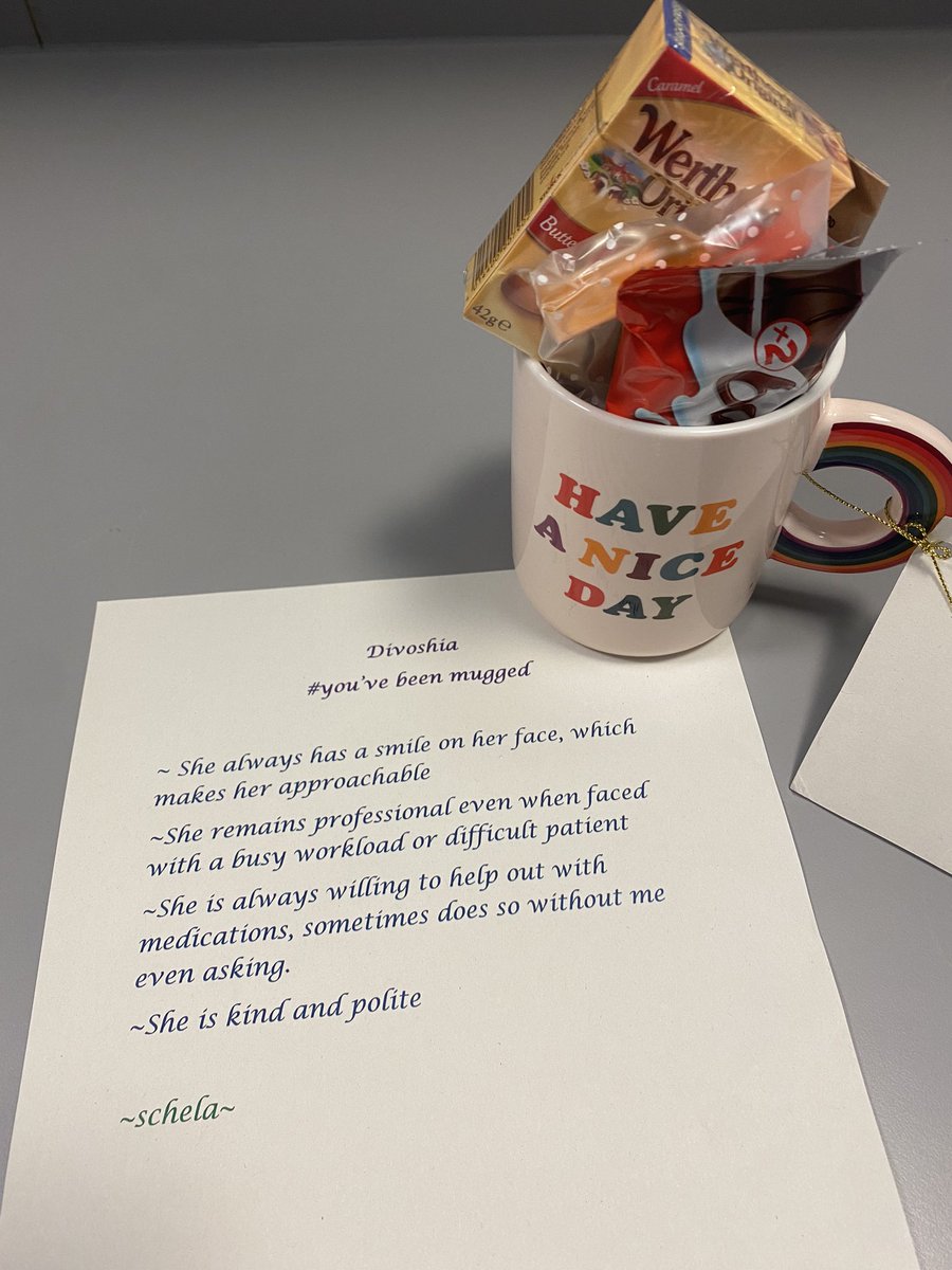 Mark Wong (@markwong1308) on Twitter photo Divoshia, You got mugged!
well deserved recognition for always having a smile on her face and always willing to help her colleagues. Well done!! #yougotmugged <a href="/C31Stu/">C31/STU/C24 (NEGSS)</a> <a href="/rhia_borja/">Rhia Borja</a> <a href="/jesst89/">Jessica Taylor</a> <a href="/NUHSurgery/">NUH Surgery and Associated Services</a> Divoshia, You got mugged!
well deserved recognition for always having a smile on her face and always willing to help her colleagues. Well done!! #yougotmugged <a href="/C31Stu/">C31/STU/C24 (NEGSS)</a> <a href="/rhia_borja/">Rhia Borja</a> <a href="/jesst89/">Jessica Taylor</a> <a href="/NUHSurgery/">NUH Surgery and Associated Services</a>