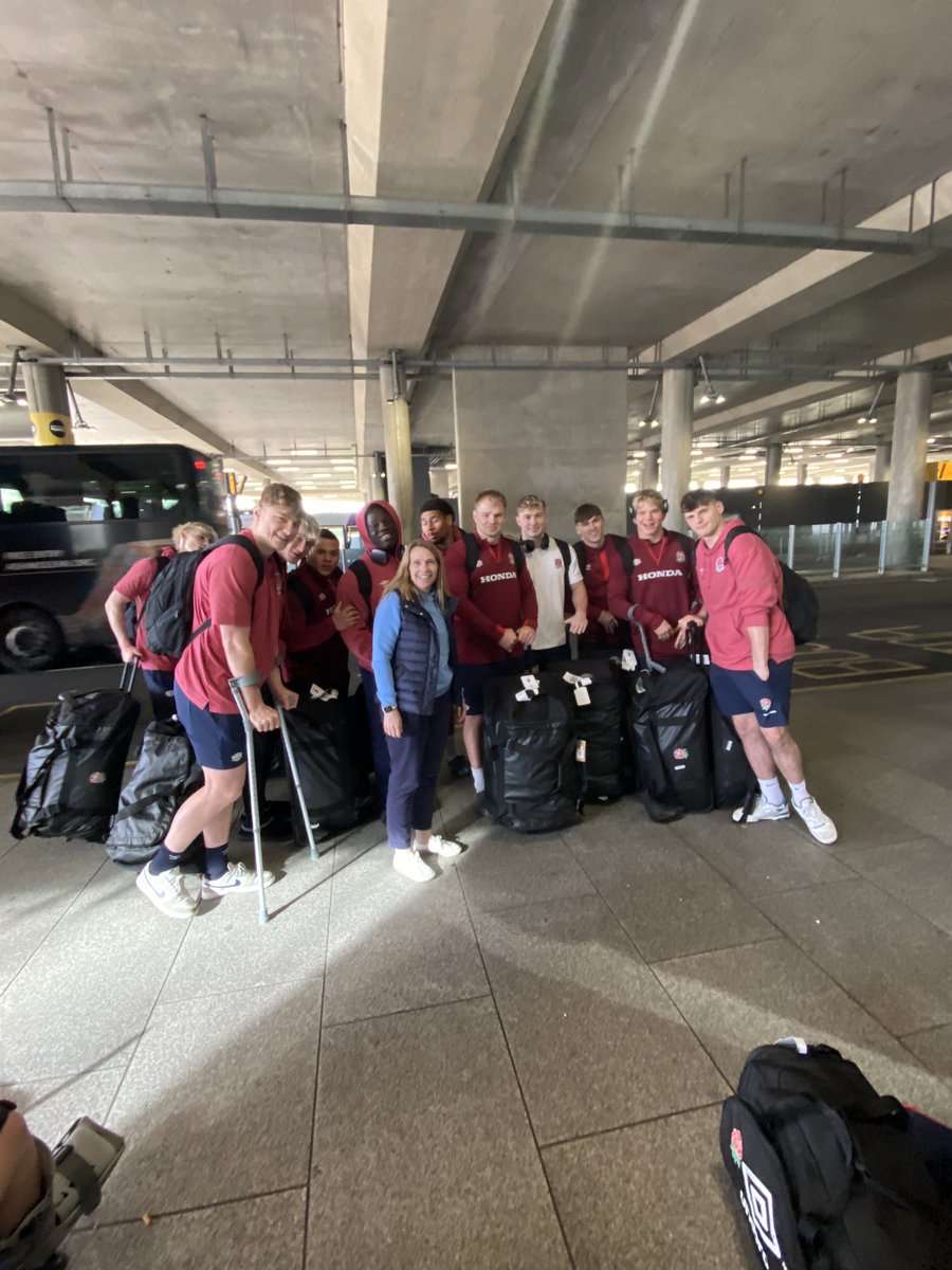 Day 7 - We are home! Another epic travel day. Having woken at 3am, we headed to Chennai airport ready for our 11 hr return flight, then a coach to school and loved ones. Whilst waiting for the coach, we were joined by the U-20s England Rugby team! #TENCIndia2024 #HomeSweetHome
