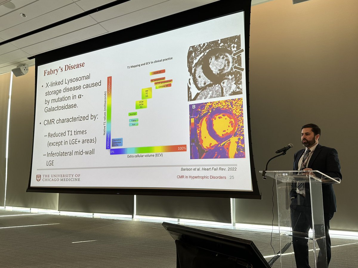 Genetic cardiomyopathy breakout @CISHeartFailure! @RaeCampagna explains why genetic testing is therapeutic, not just diagnostic @JSlivnickMD makes the case for why CMR is critical for infiltrative CM @GeneKimMD proves to be the best Gene in HCM, discusses new tx