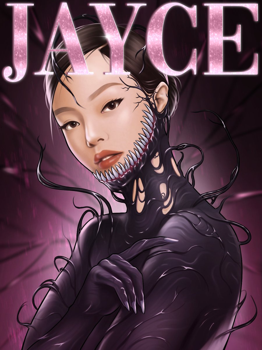 Groong_Gring's tweet photo. Jennie  x  venom. 🖤🩷

#วาดรูป #วาดรูปการ์ตูน #นักวาด #ComicArt #BLACKPINK  #JENNIE  #แบล็คพิ้งค์ #เจนนี่blackpink #BLINKS #artist https://t.co/qtGgA4BDTu