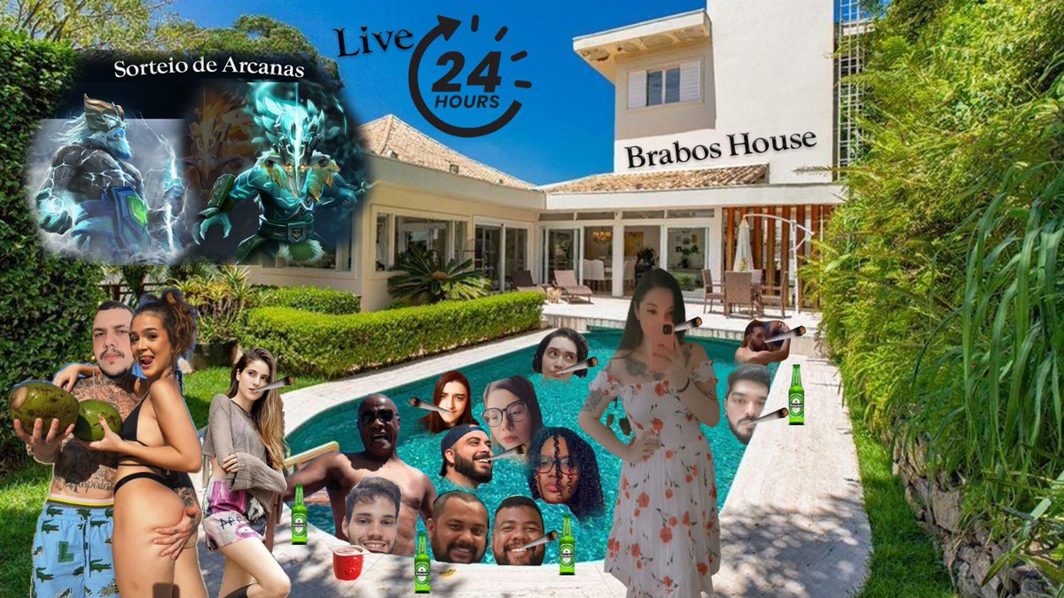 live de 24 horas on
Twitch.tv/deabraba