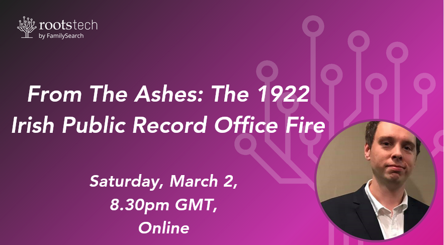 Ryan_Genealogy's tweet image. Only a few more days until @RootsTechConf. I will be presenting three webinars on different aspects of Irish research which will be freely available to all attendees on Thursday, Friday and Saturday familysearch.org/en/rootstech/ #RootsTech2024 #Genealogy