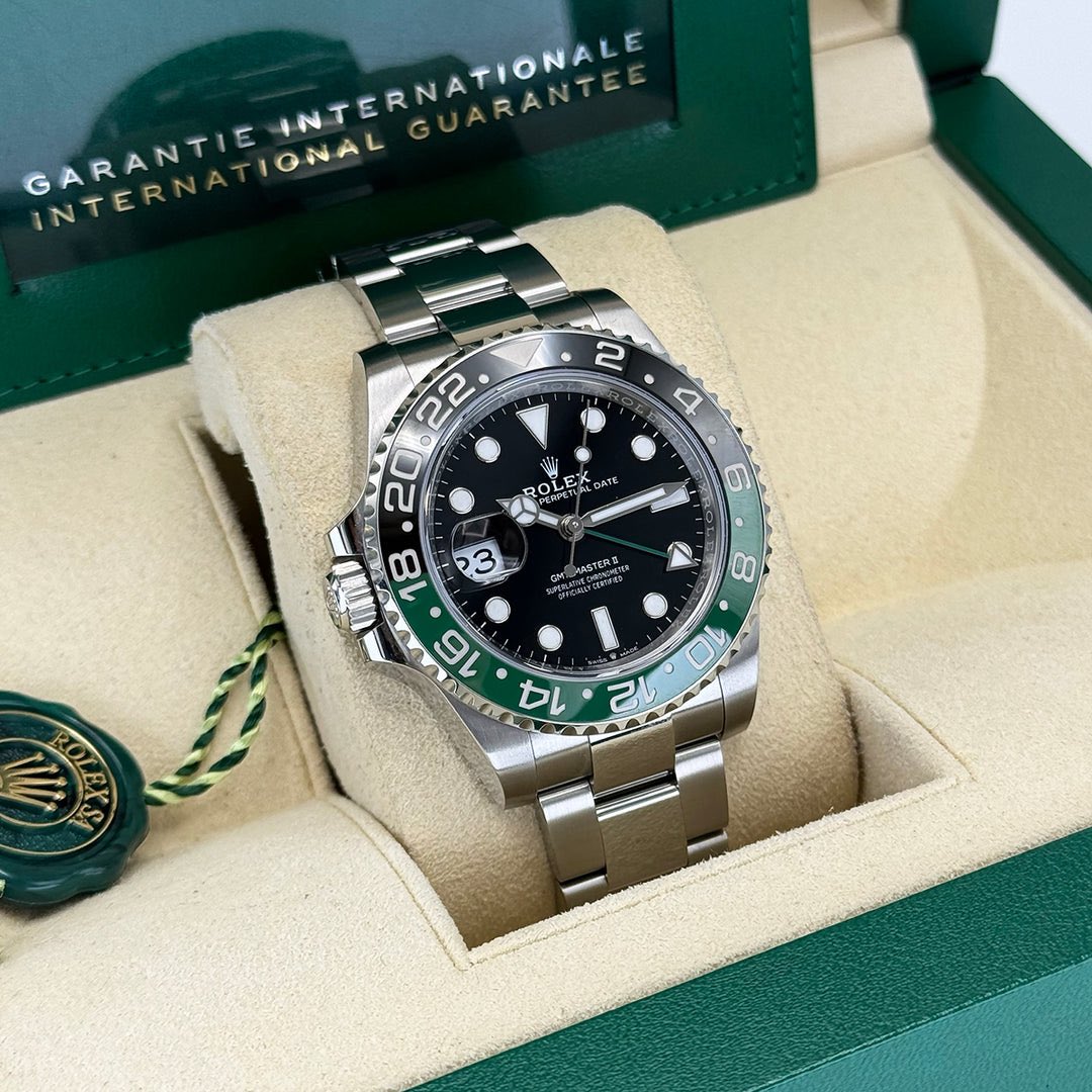 chronofinder's tweet photo. In stock ✅

2023 Rolex GMT-Master II 126720VTNR “Sprite” 💚🖤

£15,950 Box &amp; Papers

Purchase here - https://t.co/ChFAS5eP8a https://t.co/O2C1ZHm867