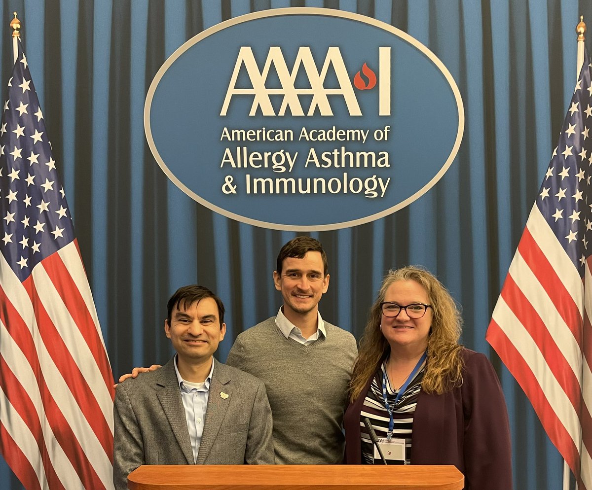 .@AmerMedicalAssn House of Delegates members are everywhere! It was good to see and discuss advocacy with AMA Delegate Dr. Andrew Cooke and AAAAI Director of Practice and Policy Sheila Heitzig at #AAAAI24.
@texmed @FloridaMedical