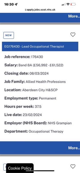 Come and join us - great opportunity to work in a fabulous team in a wonderful part of the country to live - please get in touch if you want to find out more 👇👇