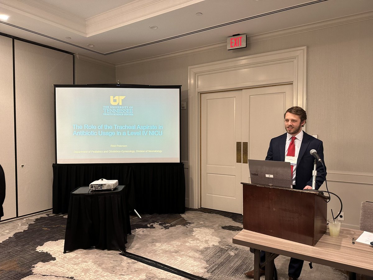 Ajay Talati (@atalati10) on Twitter photo #SSPR2024 congrats to Reid Patterson, M2, excellent presentation on use of tracheal aspirate and antibiotic overuse. <a href="/UTHSCnicu/">UTHSC Neonatology</a> <a href="/UTHSCPediatrics/">UTHSC Pediatrics</a> <a href="/UTHSCMedicine/">UTHSC College of Medicine</a> #SSPR2024 congrats to Reid Patterson, M2, excellent presentation on use of tracheal aspirate and antibiotic overuse. <a href="/UTHSCnicu/">UTHSC Neonatology</a> <a href="/UTHSCPediatrics/">UTHSC Pediatrics</a> <a href="/UTHSCMedicine/">UTHSC College of Medicine</a>