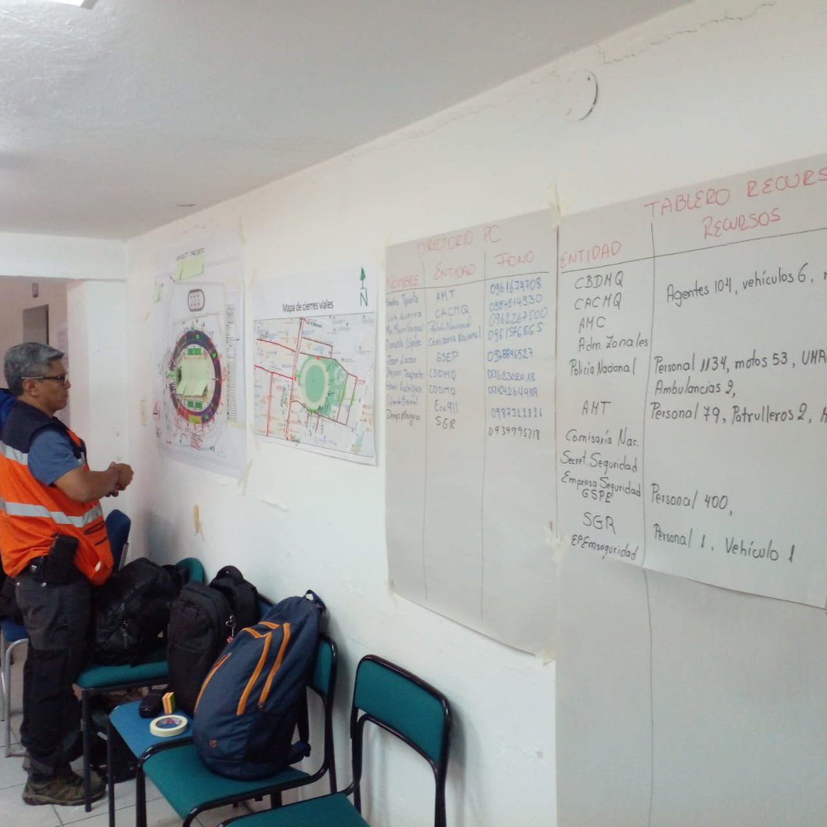 Coordinación Zonal 2-9 ECU 911 Quito tweet media