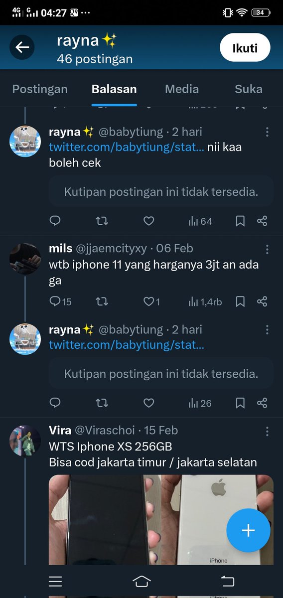 utariy32's tweet photo. GAISS PLISS BANGET JANGAN SAMPE KETIPU KAYA AKU YAA, AKU BELI DISINI TERNYATA DIA PENIPU DAN MASI CARI TARGET LAGI, PARAH BANGET BAWA-BAWA NAMA ORTUNYA YANG UDAH MENINGGAL
INI AKUNNYA, AKU UDAH KETIPU 2Jt
#penipu #viral #bogor https://t.co/1Zdi7p4oBH