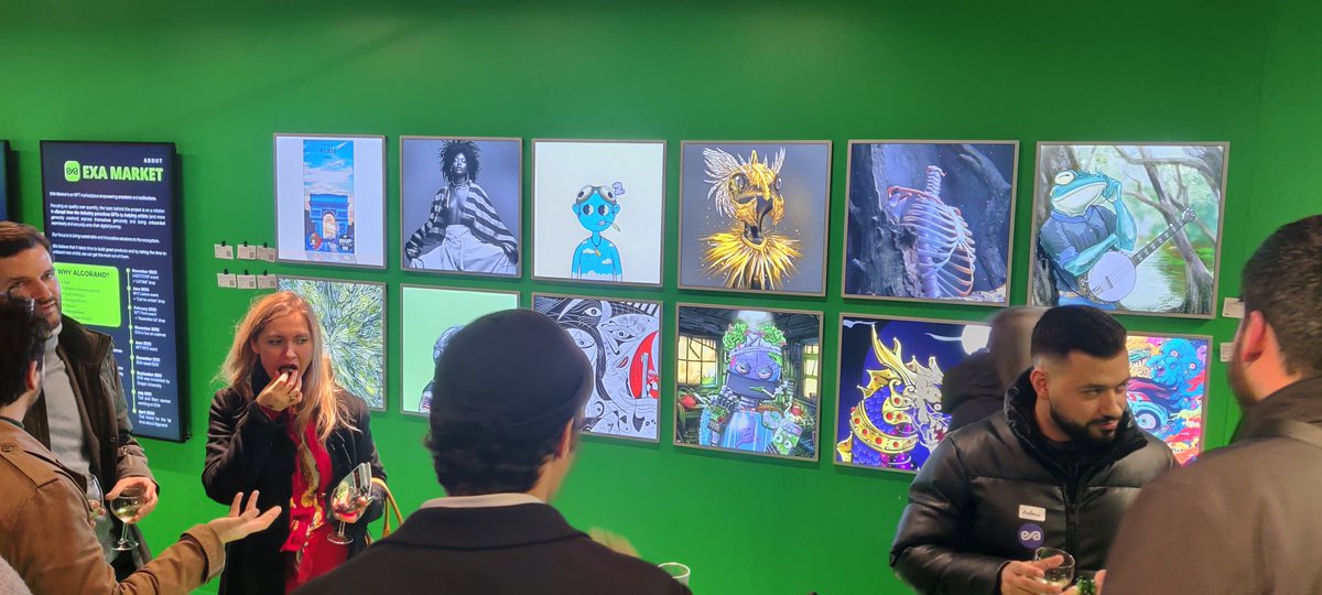 QuentinBuild's tweet image. Thanks to all who made the @EXA_Market event at @NFTFactoryParis during @nft_paris unforgettable!
Big love to @AlgoFoundation for the support! Your presence made it special. Like and share it #algofam and let's spread the joy!