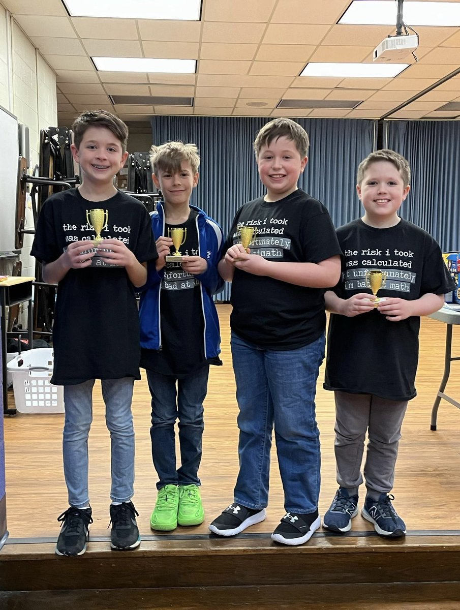 Memorial Problem Solving Math Team competed this morning at Huntington GCCTM math tournament- great job!! #GCCTM <a href="/BCSDMemorial/">Memorial Elementary</a>