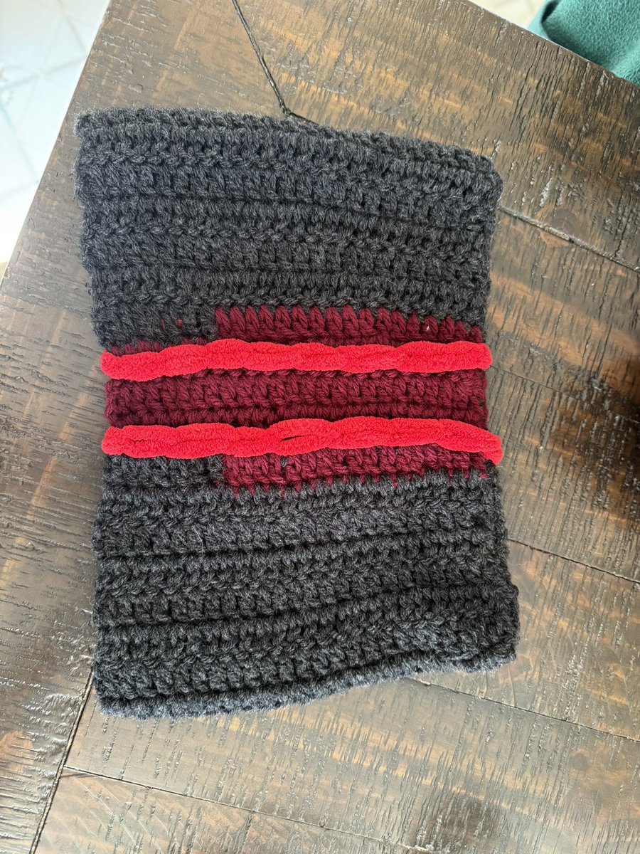 I crocheted a Clancy inspired hat!! I have been making new patterns and crocheting nonstop for the last 36 hours pretty much… what do we think? If yall want one I have a drafted Etsy listing I could make active!! Let me know #cliqueart