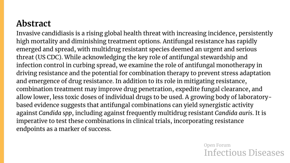 OFIDJournal's tweet photo. Optimising the Treatment of Invasive Candidiasis – A Case for Combination Therapy

✅ Just Accepted
🔓 Open Access
🔗 https://t.co/xJWnztZfGZ

@raewake https://t.co/qhufvETwvy