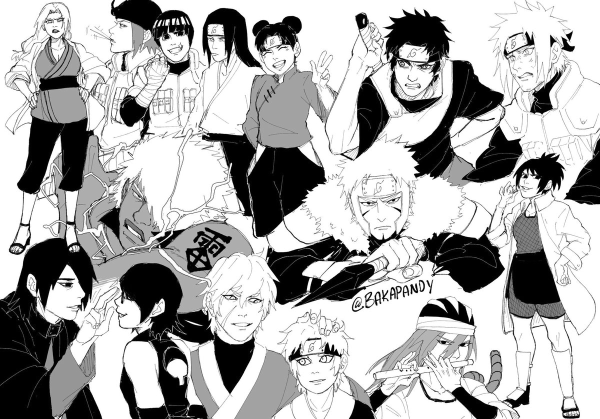 today’s Naruto/Boruto sketchdump!! Thanks for all the suggestions!!!