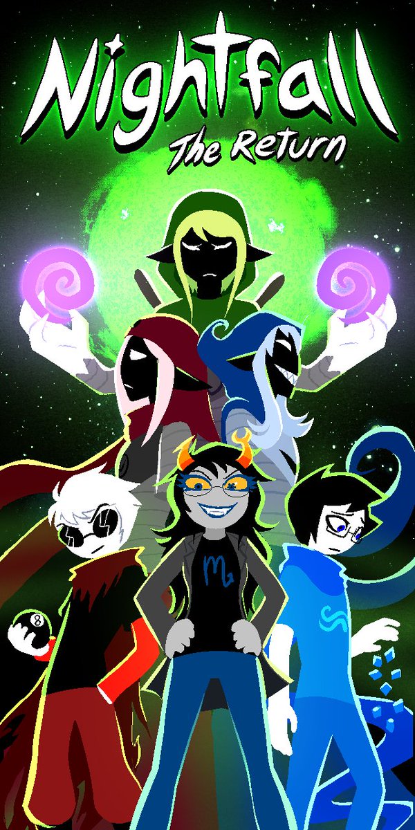 TheNeonWerewolf's tweet image. Perhaps you started following me because of my old Homestuck fancomic, Nightfall.

Well, it&apos;s back! We already have around 70 pages worth of new content posted. Check it out! mspfa.com/?s=620&amp;amp;p=1 #johnvris #spider8reath