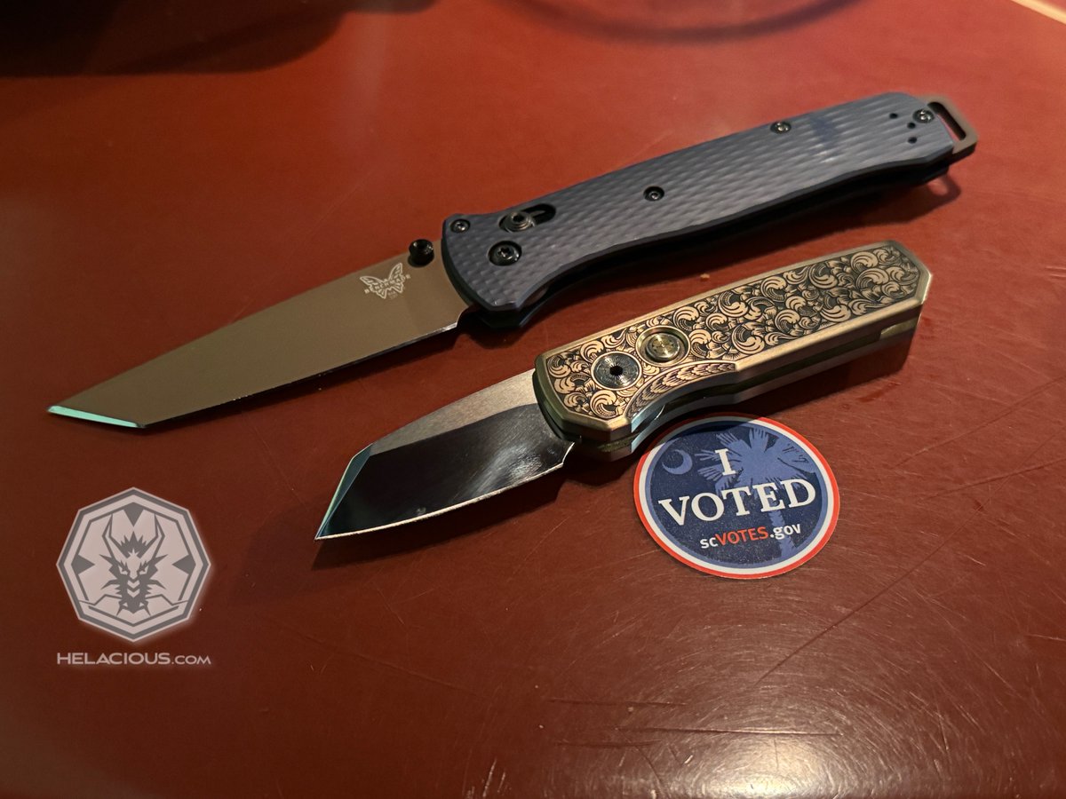 South Carolina, today is your day!  Did you #vote? 
#knifepics
#helacious #helaciousblades #edc #edccommunity #edccarry  #edcgear #knifelife  #knifemom #lakewylie #yorkcounty #pocketdump #everyday_tactical