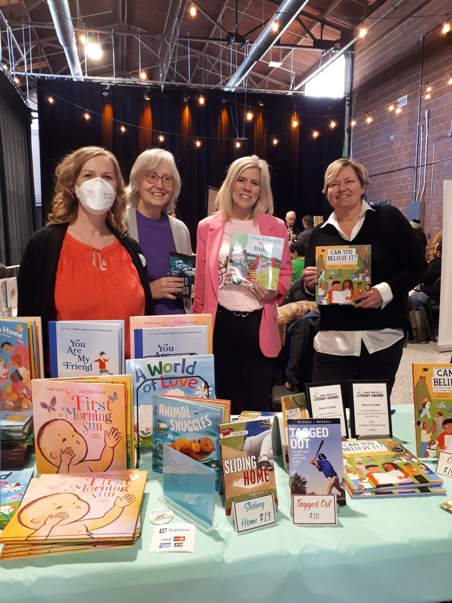 Wonderful to present on this children's book publishing panel with these fantastic authors at Sharp Words, Hamilton
<a href="/JGCanada/">Joyce Grant</a> <a href="/aimeereidbooks/">Aimee Reid</a> @karenbassYA @wolsakandwynn <a href="/KidsCanPress/">kidscanpress</a> <a href="/orcabook/">Orca Book Publishers</a> <a href="/SourcebooksKids/">Sourcebooks Kids</a> <a href="/penguinrandom/">Penguin Random House 🐧🏠📚</a>
