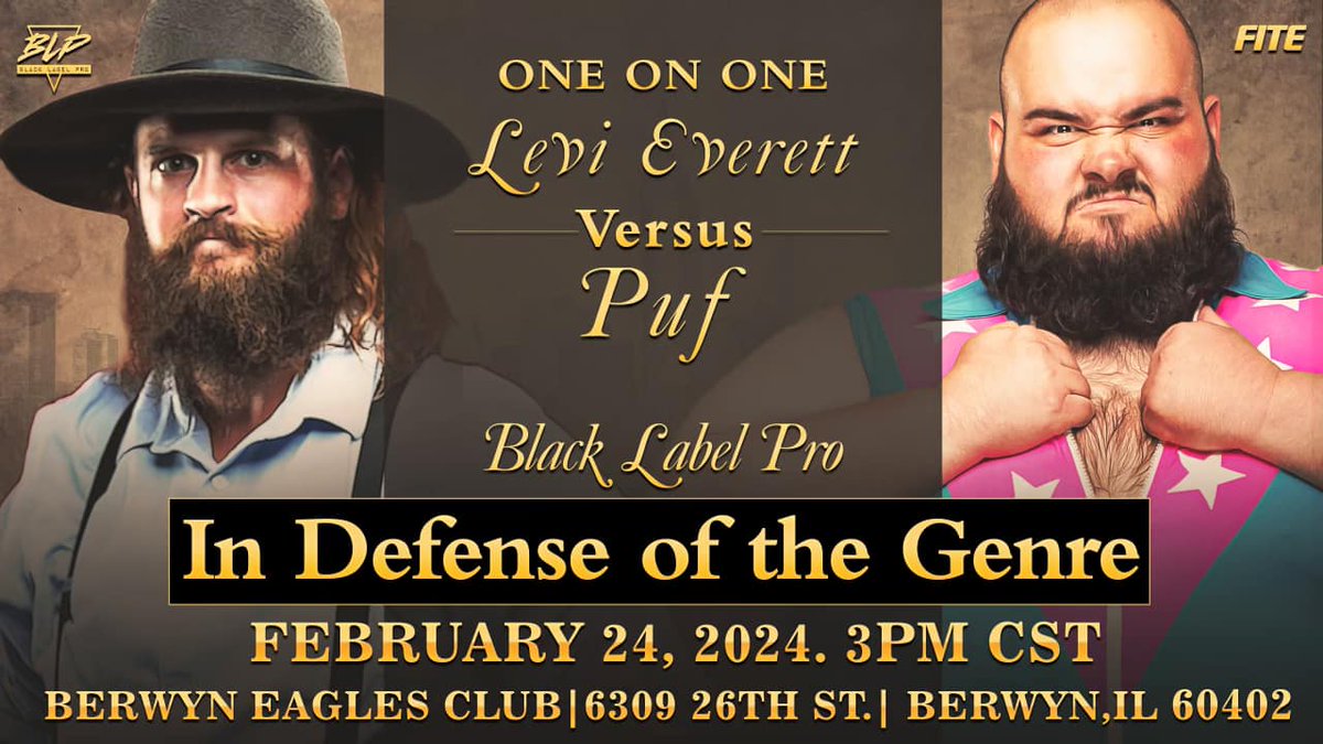 #BLPGenre Watch on Triller+ as Puf heads to the ring right now for singles action against Levi Everett! trillertv.com/watch/blp-in-d…