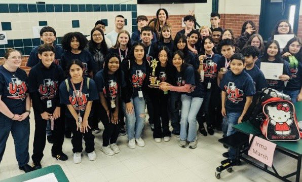 Congratulations, <a href="/IMMSLions/">Irma Marsh Middle School</a> for your impressive achievements at Academic UIL Contest today!