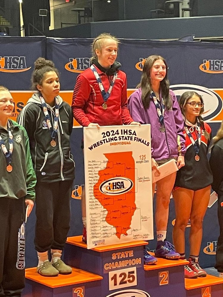 CONGRATULATIONS to SOPHIE! Girls Wrestling State Champion! We are so proud of you!!!