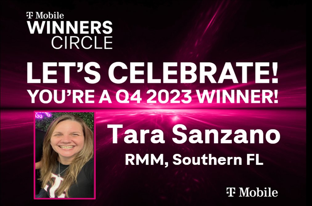 It's time to celebrate our Q4 Winners Circle winner @TSanzano! Tara has led the Southern FL SMRA section to reach the ultimate performance achievement. Tara inspires & elevates everyone around her by demonstrating how to drive results and make tremendous impact. Congratulations!