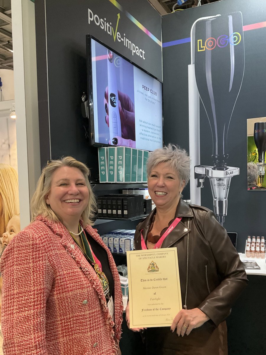 WCoSpectacleMakers (@spectaclemakers) on Twitter photo A big #welcome & #congratulations to our newest #Freeman, Maxine Green of Positive Impact @teampisales. Max is so well known in optics and it’s great to have her within the Spectacle Maker #family. Here she is with the Master, Liz Shilling <a href="/gsttOrthoptist/">LizTomlin/ElizabethShilling</a> at <a href="/100Optical/">100% Optical</a> today. A big #welcome & #congratulations to our newest #Freeman, Maxine Green of Positive Impact @teampisales. Max is so well known in optics and it’s great to have her within the Spectacle Maker #family. Here she is with the Master, Liz Shilling <a href="/gsttOrthoptist/">LizTomlin/ElizabethShilling</a> at <a href="/100Optical/">100% Optical</a> today.