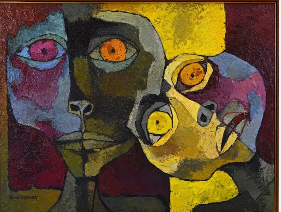 Madre con hijo. Oswaldo Guayasamin. Pintor, escultor, muralista. Ecuador 1919-1999. Bienvenido <a href="/javiergilquinta/">Javier Gil Quintana</a> Gracias <a href="/utmach1969/">UTMACH</a> #IA #Educacion #EduInfluyo