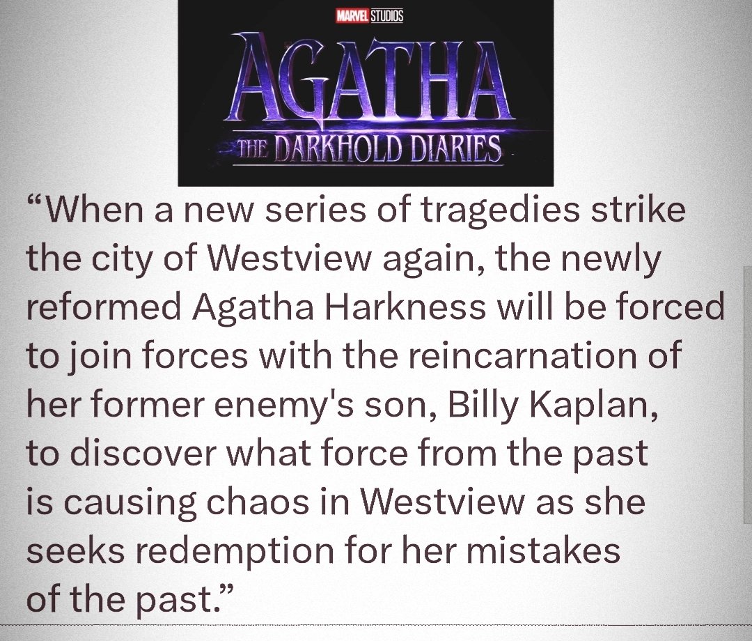 NEW: Synopsis for #AgathaDarkholdDiaries.