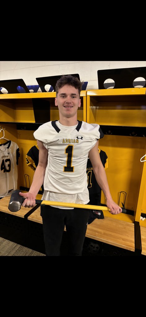Ty Keeler (@ty_keeler) on Twitter photo Beyond blessed to receive another offer from Adrian college. Thank you <a href="/Coach_Shiels/">Ron Shiels</a> for this amazing opportunity!! 🖤💛 Beyond blessed to receive another offer from Adrian college. Thank you <a href="/Coach_Shiels/">Ron Shiels</a> for this amazing opportunity!! 🖤💛