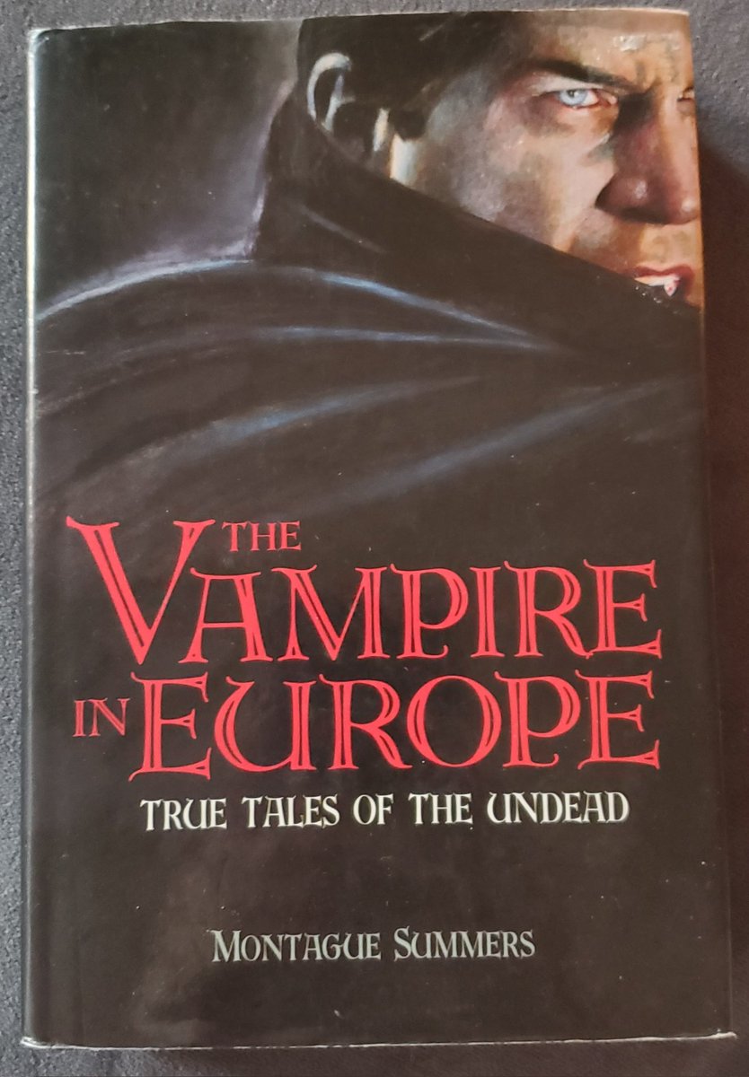 GuignolNoir's tweet photo. 1997 reprint of Montague Summers' extraordinary work: The Vampire in Europe (1929).
Summers also wrote books on witchcraft and his "History of the Gothic Novel", from 1938, is considered one of the best books on the subject.
And he also penned great ghost stories... https://t.co/8hJZRLJCeJ