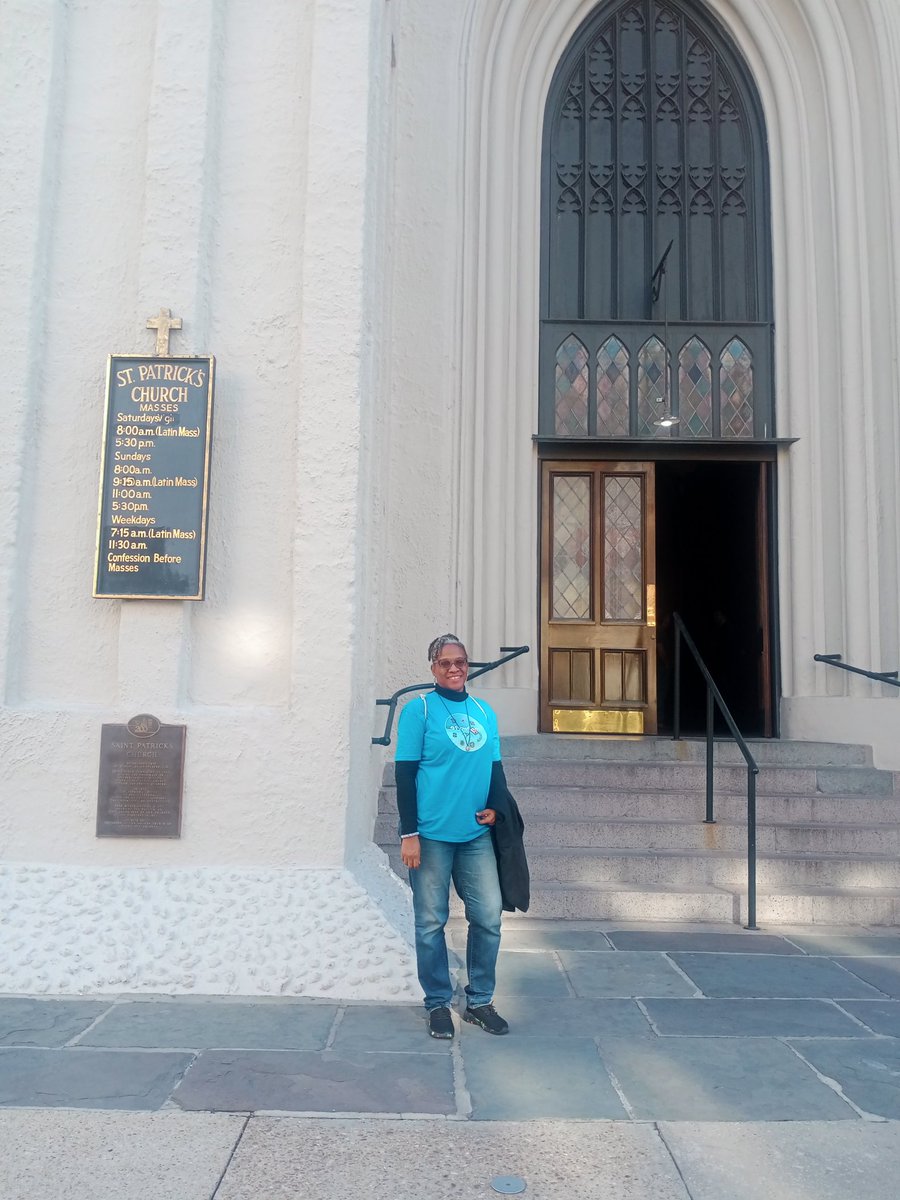 Attended Latin mass at St Patrick's Church New Orleans to thank God for a successful Ocean Science Meeting. #osm24. Looking forward to Co-chairing #osm26 in Glasgow Scotland. Thank you @aslo_org  for the opportunity. #Thankful #grateful #ngozimoguguah #adventuresofaresearcher