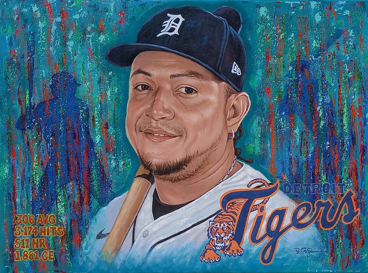 MONUMENTAL. PINTURA DE MIGUEL CABRERA. 
ACRILICA SOBRE LIENZO 
DIMENSIONES 60X80 CMTS.
