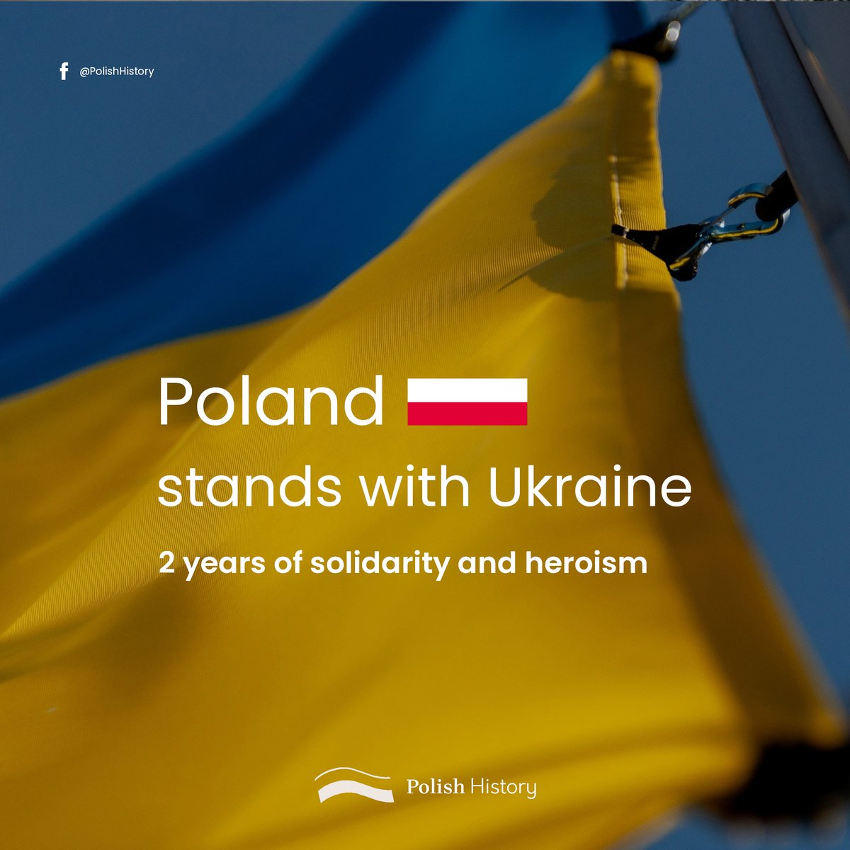 Today marks two years since the start of Russia's full-scale invasion of Ukraine. What happened two years ago in those days was a tragedy, but it was also a time of great solidarity of the Polish people with Ukrainians that continues to this day. 

Poland means solidarity 🇵🇱✌️🇺🇦