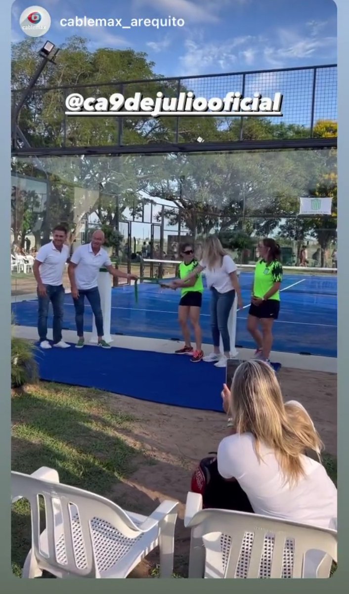 Eliza_deRosario's tweet photo. #Video @sole_pastorutti en la inauguración de la cancha de paddle en el Club 9 de julio de #Arequito 🥰 (Instagram #Cablemax)
https://t.co/ymUCGdULHN https://t.co/VKThAFfO4T