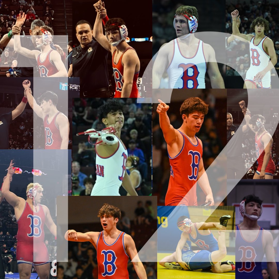 A new record for Buchanan! 12 CA State Placers!