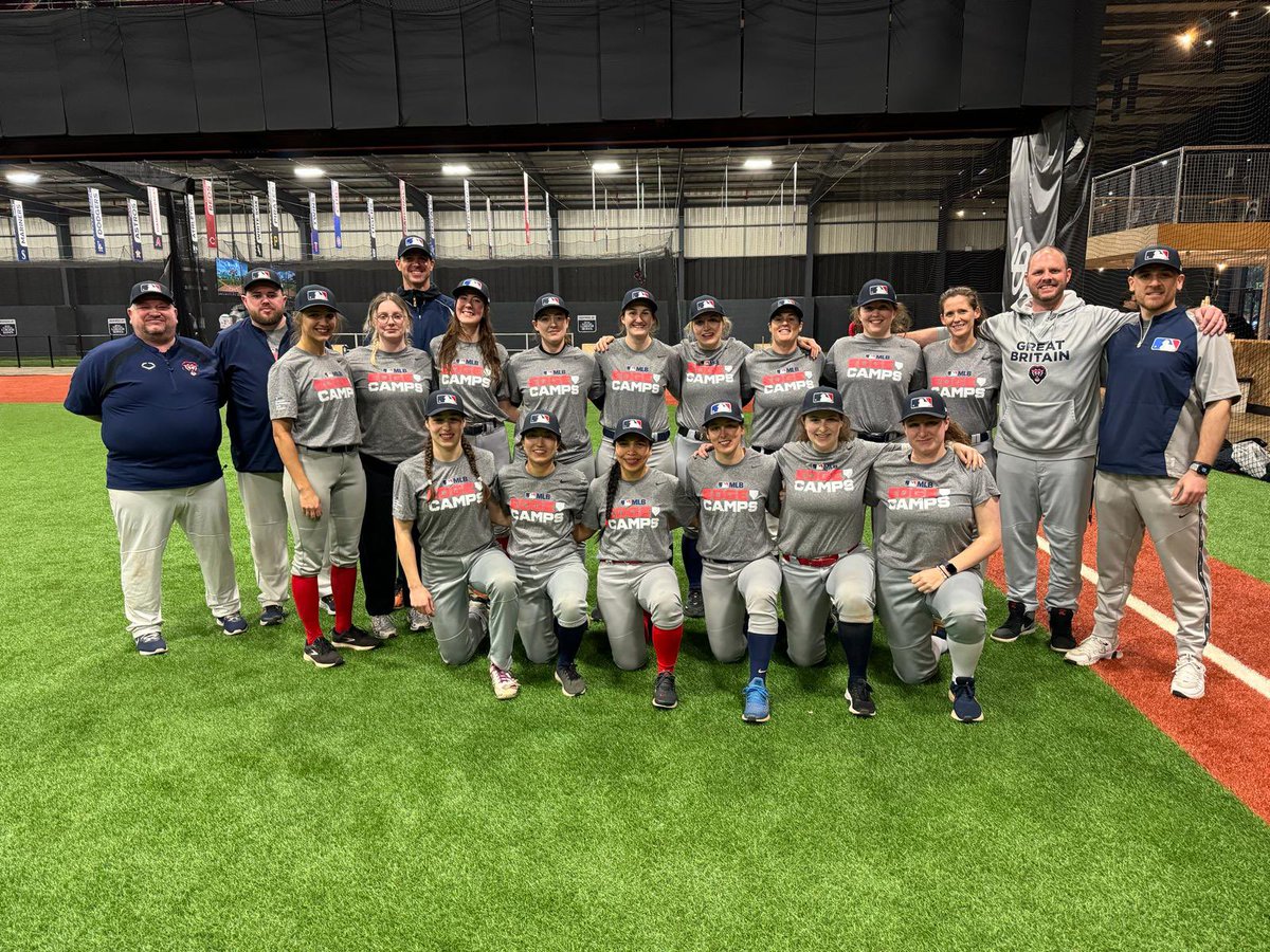@GBbaseballwomen joined @GB_Baseball U15 & U18 in a great opportunity to dedicate full days of baseball from MLB and top GB coaches. Thank you for giving us the time to learn and get better together 💪🏼 and at the awesome @The108London too!