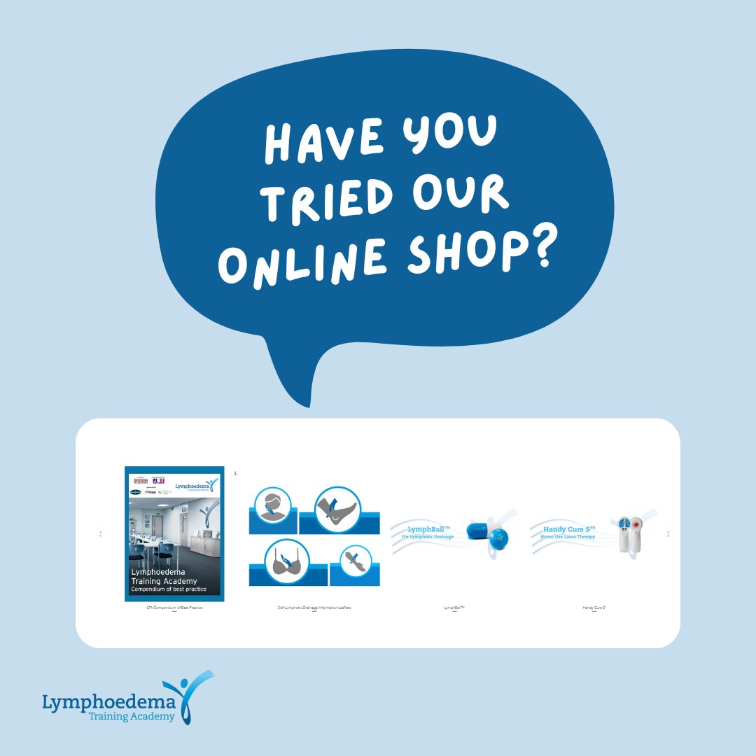 Did you know all our products are available to purchase online? 🛒

🔵 LymphBalls
🔵 SLD Leaflets
🔵 Handy Cure
🔵 LymVol®
🔵 SLD Videos
🔵 LTA MovingMatters

Find them here: lymph.org.uk/shop-products

#shoponline #addtocart #onlineshopping #shoppingonline #lymphoedema #lipoedema