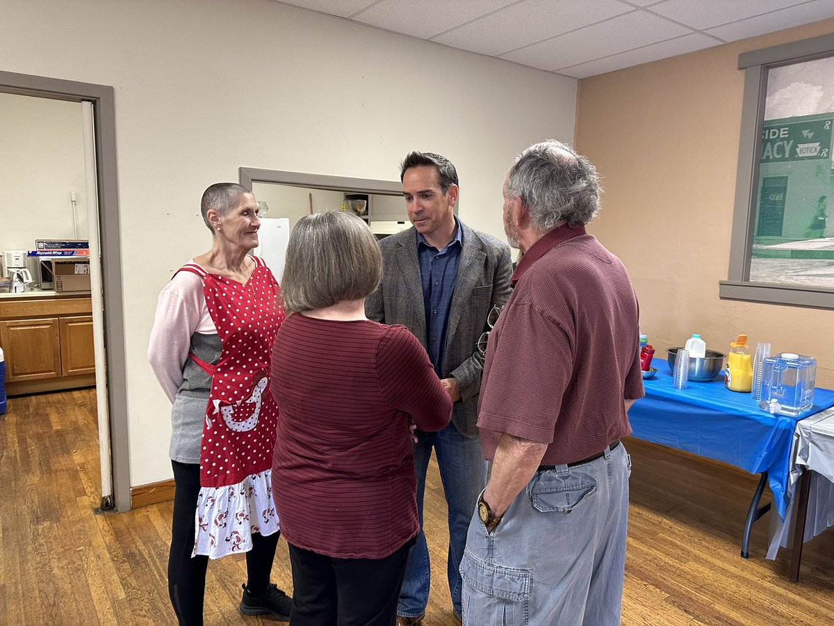 KampforSheriff's tweet photo. Great day listening and talking with voters across Maricopa County. Started with @LD14Democrats Pancake Breakfast and ended with the Laveen BBQ. 

PS You can sign my petition at https://t.co/DJAAnzgEH8 https://t.co/3xYjpQzc1J