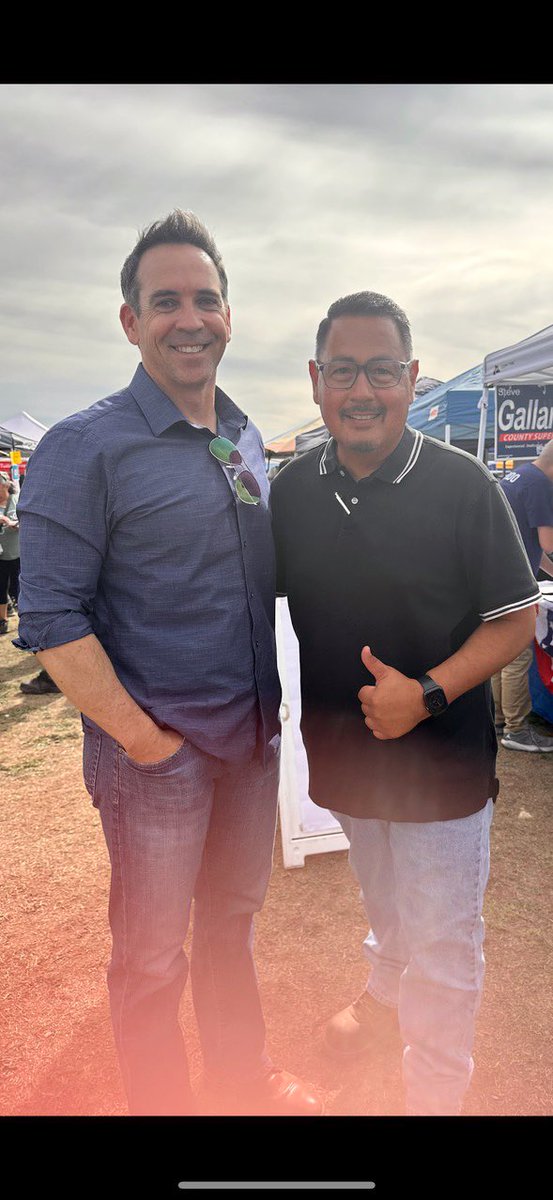 KampforSheriff's tweet photo. Great day listening and talking with voters across Maricopa County. Started with @LD14Democrats Pancake Breakfast and ended with the Laveen BBQ. 

PS You can sign my petition at https://t.co/DJAAnzgEH8 https://t.co/3xYjpQzc1J