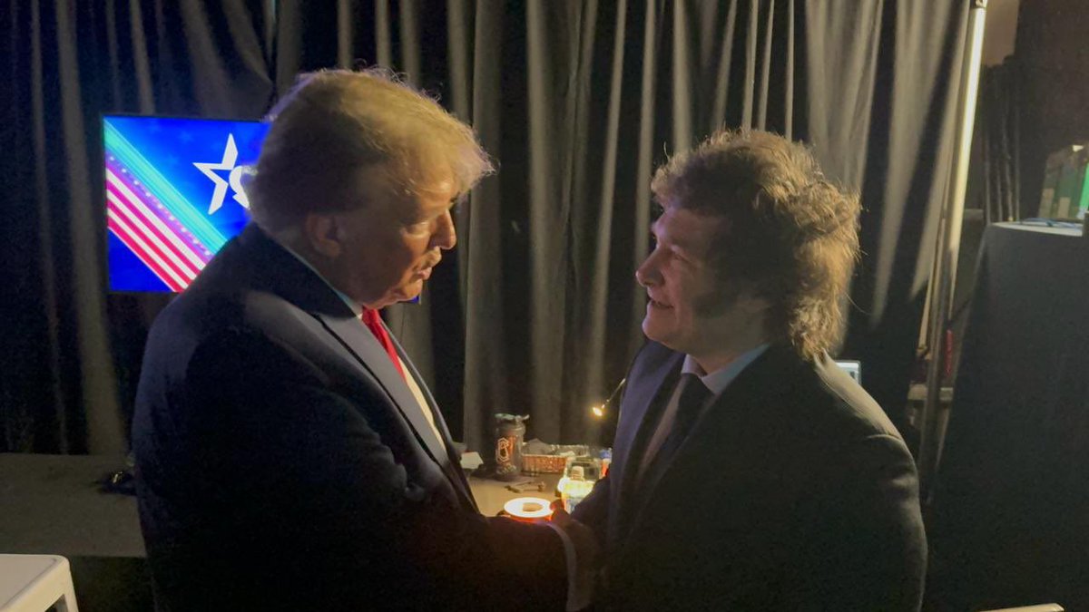 🇦🇷MAGA 🤝 MAGA🇺🇸
Make Argentina - America Great Again
<a href="/CPAC/">CPAC</a> #CPAC2024 #Milei #Trump