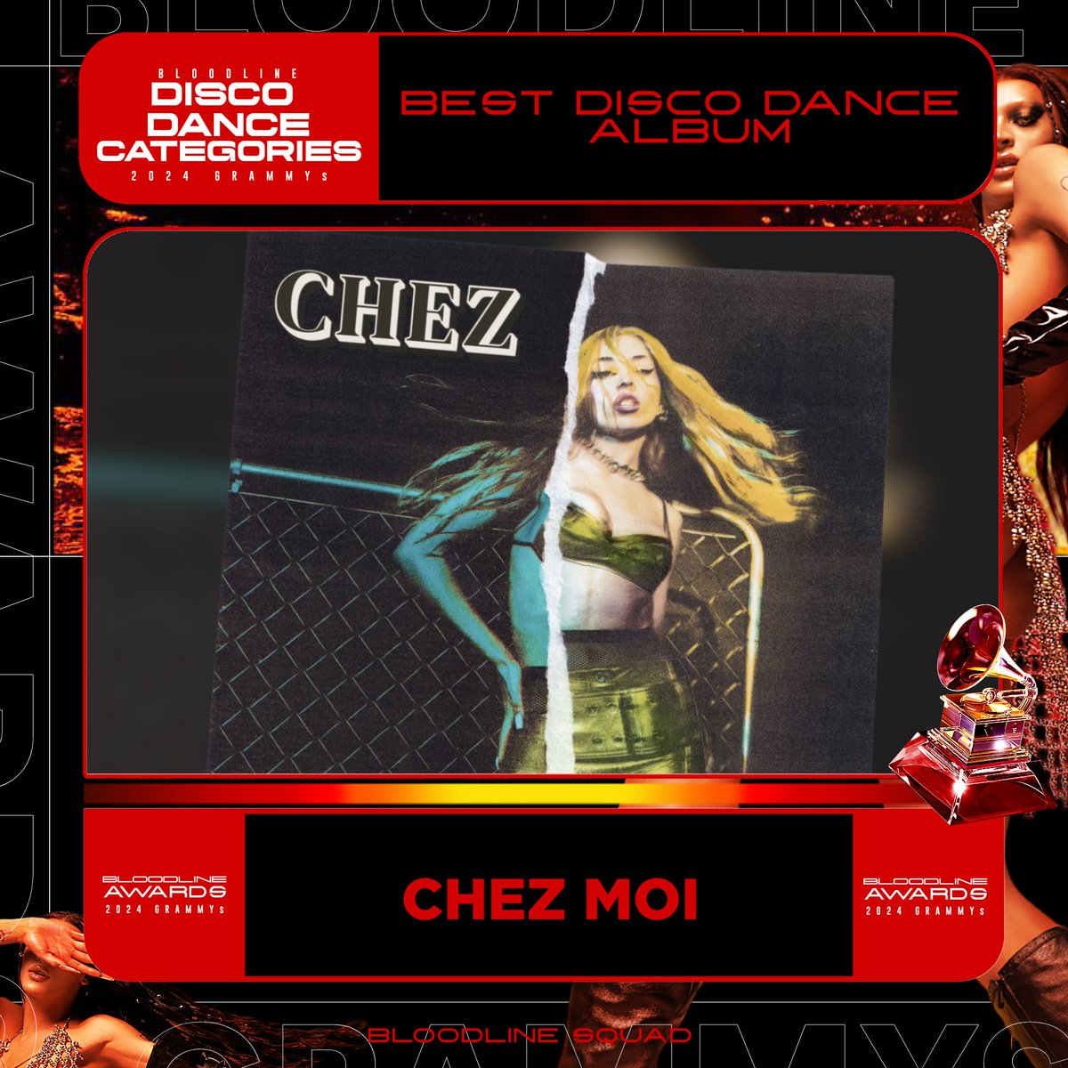 🏆 O #GRAMMYs    de "Best Disco/Dance Album" vai para Chez Moi de <a href="/moicest_elly/">e l l y</a>! Parabéns!