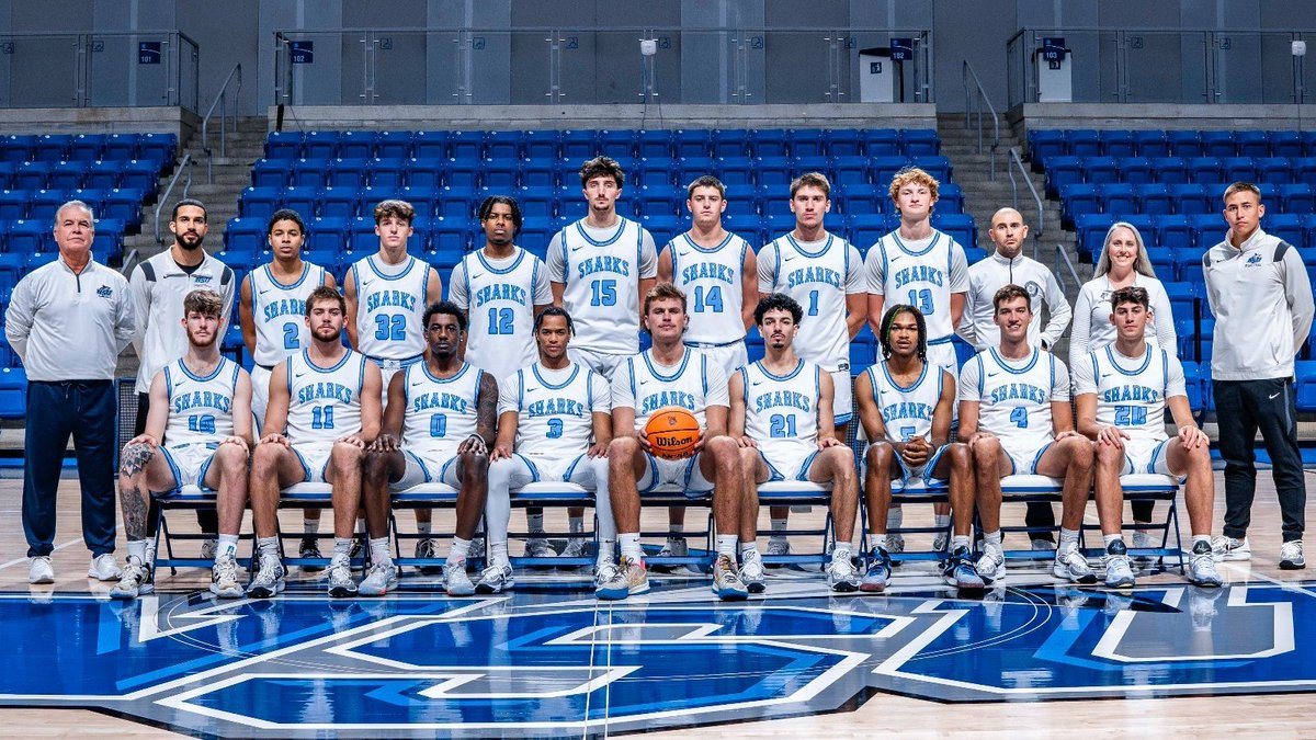 Nova Southeastern men's basketball wins the program's third consecutive SSC regular-season title with today's victory over Florida Southern! The Sharks now have four SSC regular-season titles, all coming in the last five seasons. 🌴☀️🌊🏀